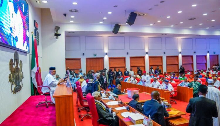 Nigerian Senate in session.