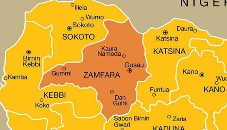 Zamfara State map.